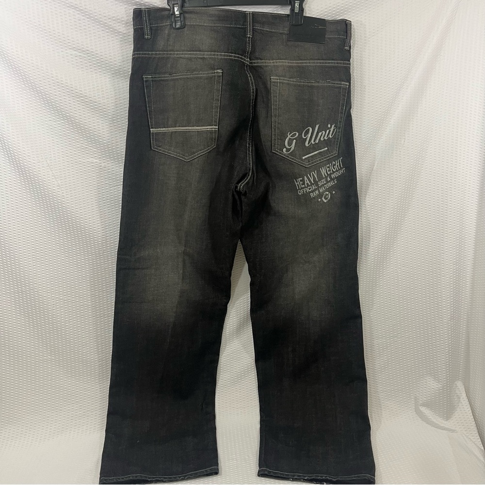 G Unit Men's Relaxed Black Jeans